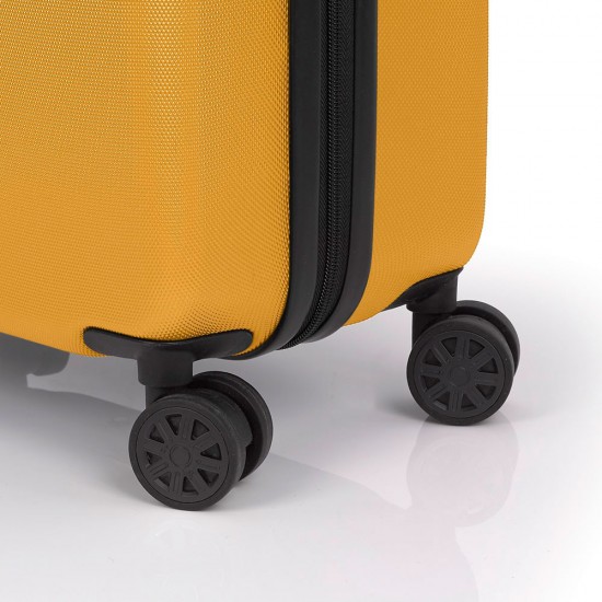 ABS куфар 55 см. жълт – Paradise