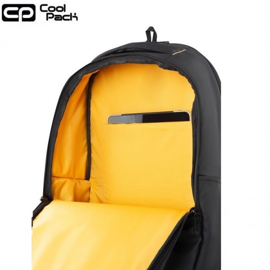 CoolPack Раница Icon Black/Yellow B90402