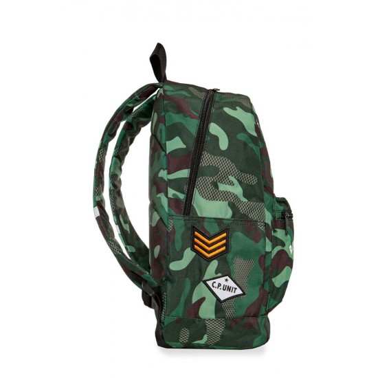 Cool Pack раница CROSS - CAMO GREEN BADGES