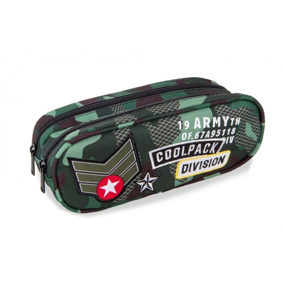 Cool Pack Clever несесер Camo Green Badges
