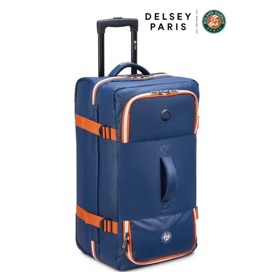 Delsey Respail Сак на 2 колела 64 см. височина Син/Оранжев цвят
