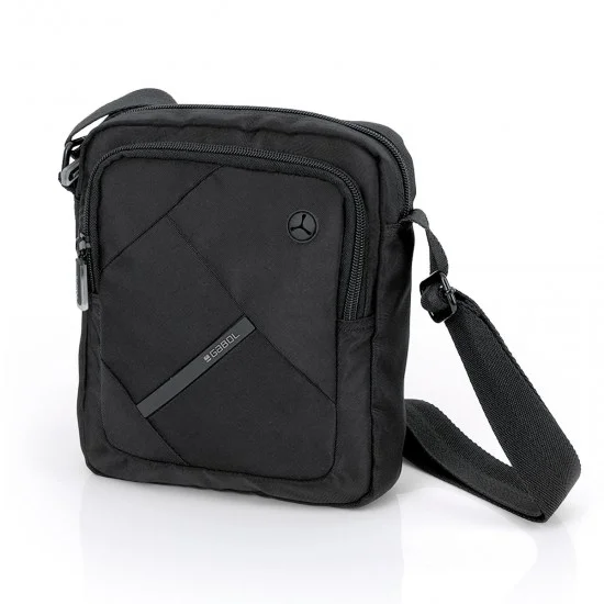 Мъжка чанта Twist Eco черна - 24 см