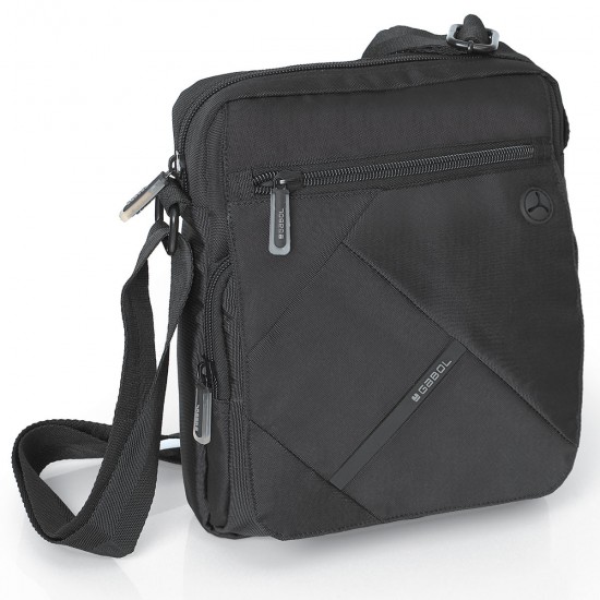 Мъжка чанта Twist Eco черна - 26 см
