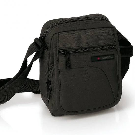Мъжка чанта Crony Eco черна - 19 см
