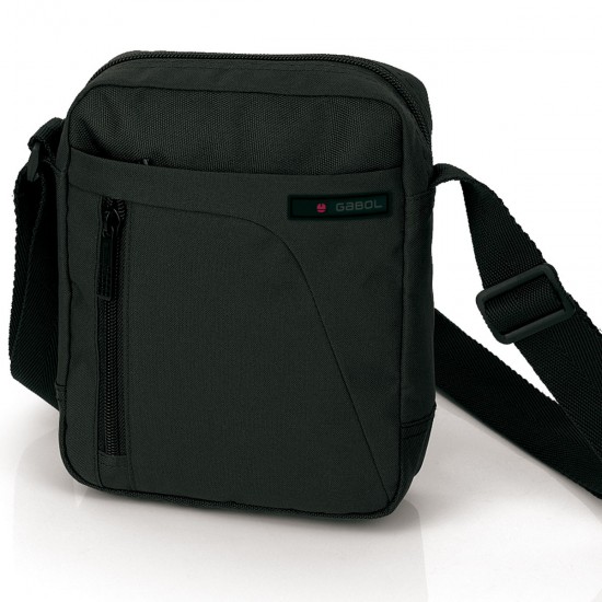 Мъжка чанта Crony Eco черна - 20 см