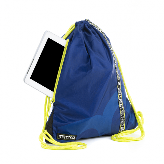 Спортна торба Blue Mitama, подарък ключодържател