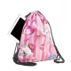 Спортна торба Pink Flowers Mitama, подарък ключодържател
