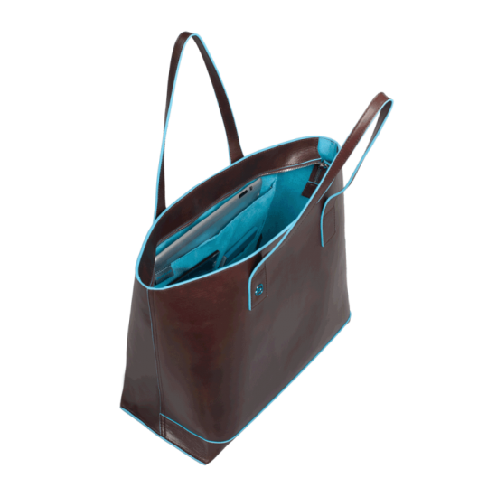 Дамска чанта хоризонтална Blue Square - махагон