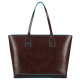 Дамска чанта хоризонтална Blue Square - махагон