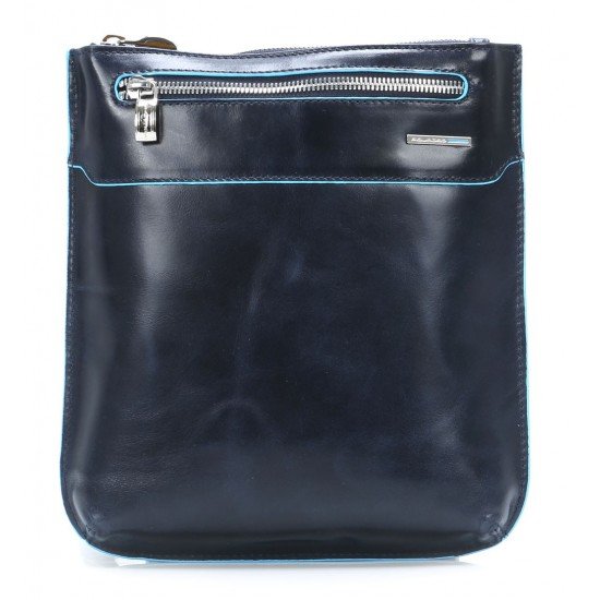 Чанта за рамо Blue Square луксозна - синя