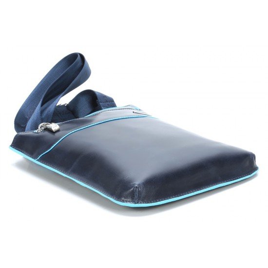 Чанта за рамо Blue Square луксозна - синя