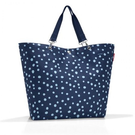 Чанта за пазаруване размер XL Reisenthel - Тъмно синя на точки