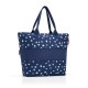 Разгъваема чанта за пазаруване Reisenthel Райе - Тъмно синя на точки