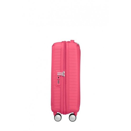 Куфар American Tourister Soundbox 55 см с разширение - Hot Pink