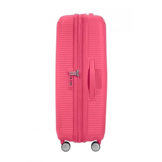 Куфар American Tourister Soundbox 77 см с разширение - Hot Pink