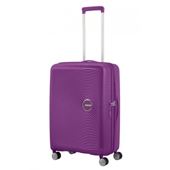 Куфар American Tourister Soundbox 67 см с разширение - Purple Orchid