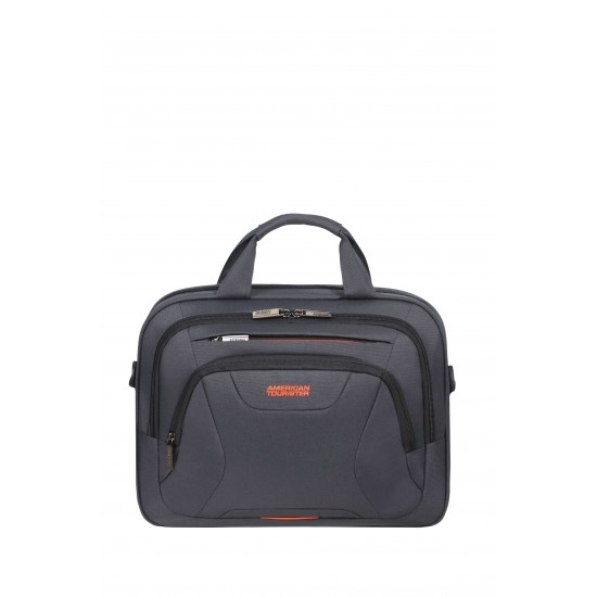 Чанта за лаптоп At Work 13.3-14.1 - сив/оранжев
