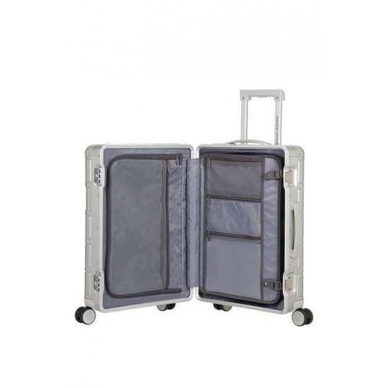 Куфар American Tourister Alumo 55 см - Сребро