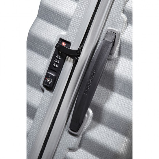 Куфар Lite-Shock 69 см - сребрист