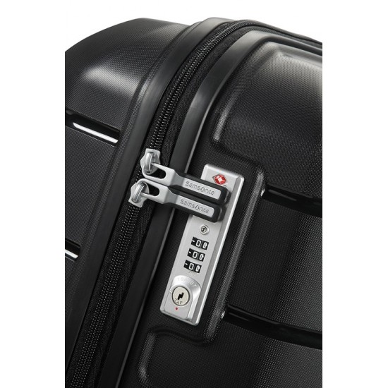 Куфар с разширение Flux 75 см - черен