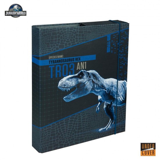 UnderCover Jurassic World Папка кутия с ластик