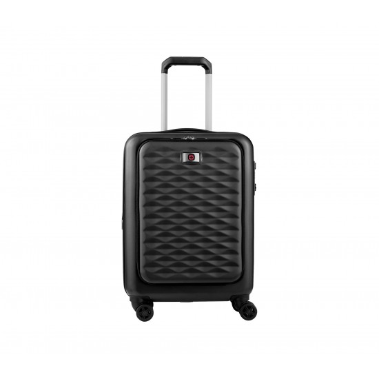 Куфар Wenger Lumen Expandable Hardside Luggage 55см - Dual Access , разтегателен, черен