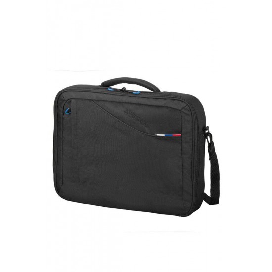 American Tourister чанта  Business III за 17 лаптоп - черна
