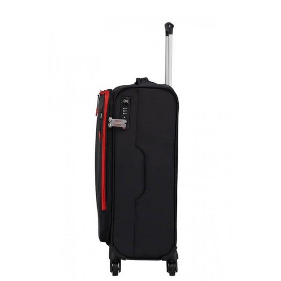 Куфар American Tourister Lite Volt 55 см - Черно/Червено
