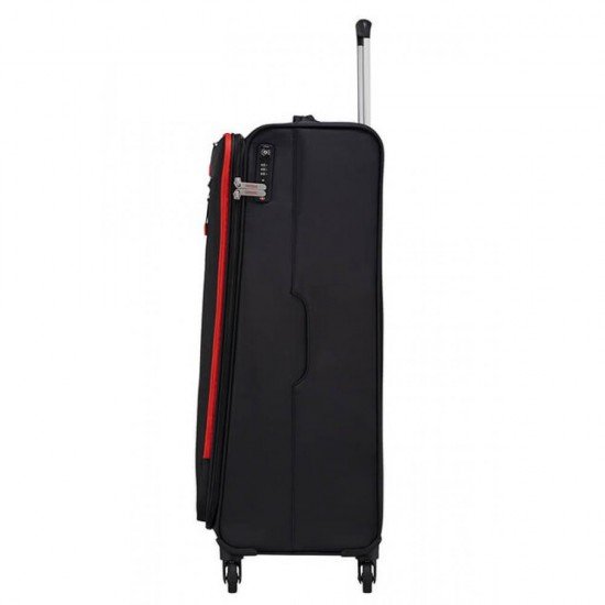 Куфар American Tourister Lite Volt 79 см - Черно/Червено