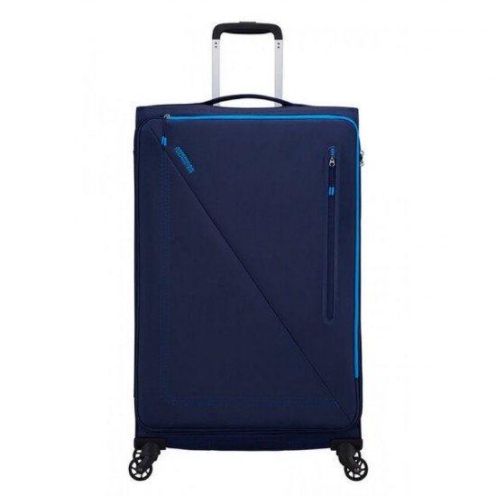 Куфар American Tourister Lite Volt 79 см - Тъмно/Светло Синьо