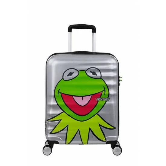 American Tourister куфар Wavebreaker Kermit Sparkle 55 см