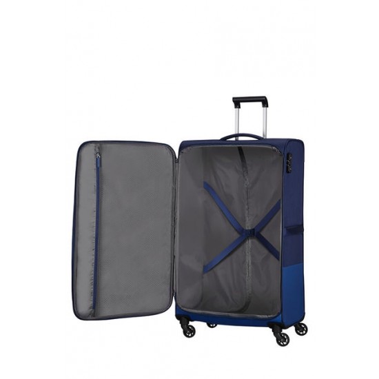 American Tourister куфар Instago 81 см - тъмно син/светло син