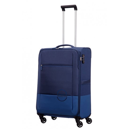 American Tourister куфар Instago 68 см - тъмно син/светло син