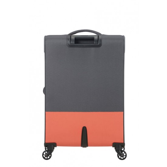 American Tourister куфар Instago 68 см - сив/праскова