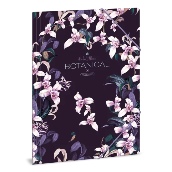 Папка с ластик Ars Una Botanic Orchid А4