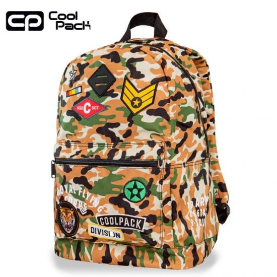 Cool Pack Cross Ученическа раница Camo Desert badges