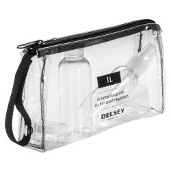 Delsey прозрачна чантичка за аксесоари