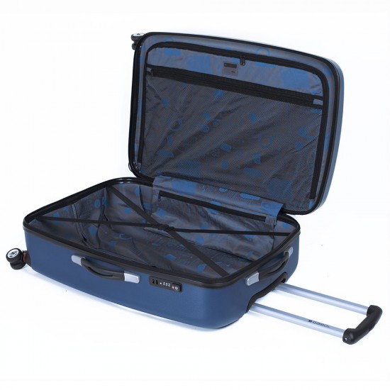 ABS куфар 76 см. син – Line
