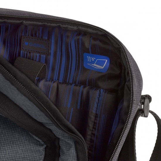 Мъжка чанта за лаптоп 11.6 Expert сива