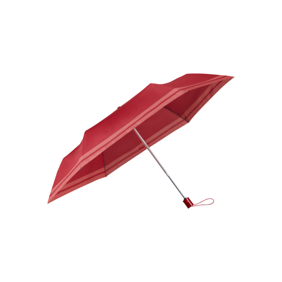 Pocket Go тройно сгъваем автоматичен чадър тъмно червен цвят