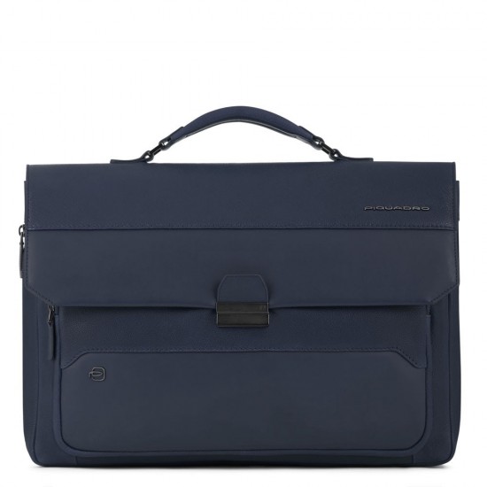 Martin Бизнес чанта за 15,6 инча ноутбук и разширение син цвят