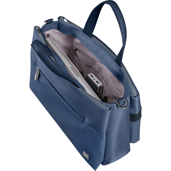 Workationist Дамска чанта за 14.1″ лаптоп цвят Боровинка