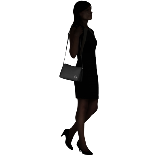 Дамска чанта Essentially Karissa M черен цвят