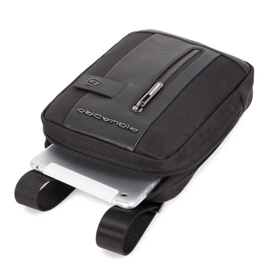 Brief 2 Вертикална чантичка за рамо с отделение за iPad MINI_ MINI 2_ iPad MINI 3 черен цвят