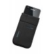 Калъф за телефон, размер L, Airglow Mobile, черен със син кант