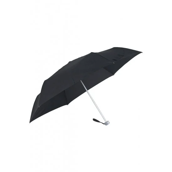 Тройно сгъваем черен ръчен чадър Rain Pro