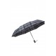 Тройно сгъваем автоматичен чадър Alu Drop S TM сиво каре