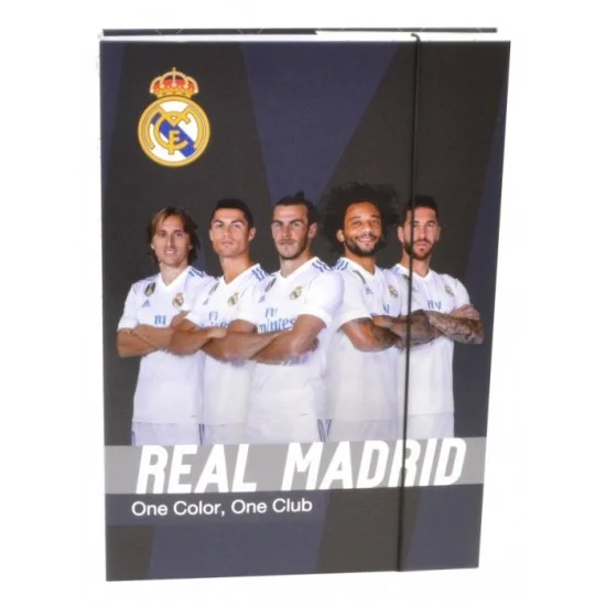 Karton P+P ПАПКА-Кутия с ластик A4 Real Madrid