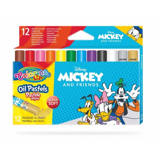 Маслени пастели Mickey Mouse 12 цвята Colorino