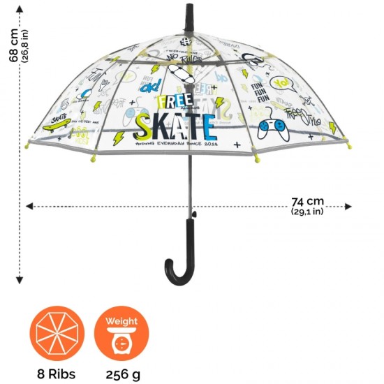 Автоматичен детски чадър Skates Perletti